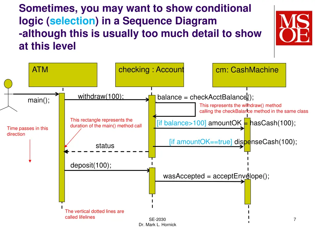 sometimes you may want to show conditional logic