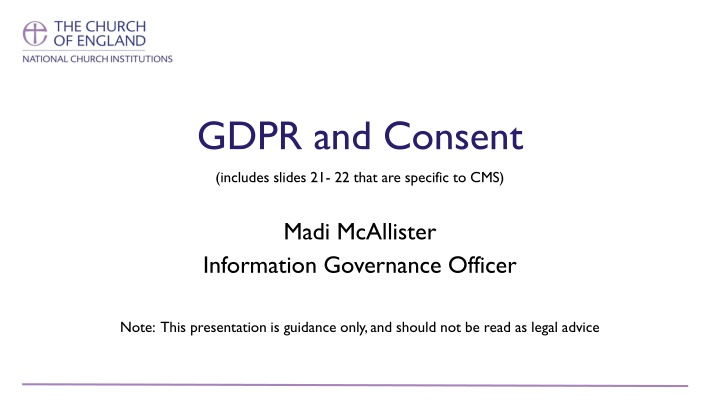 gdpr and consent