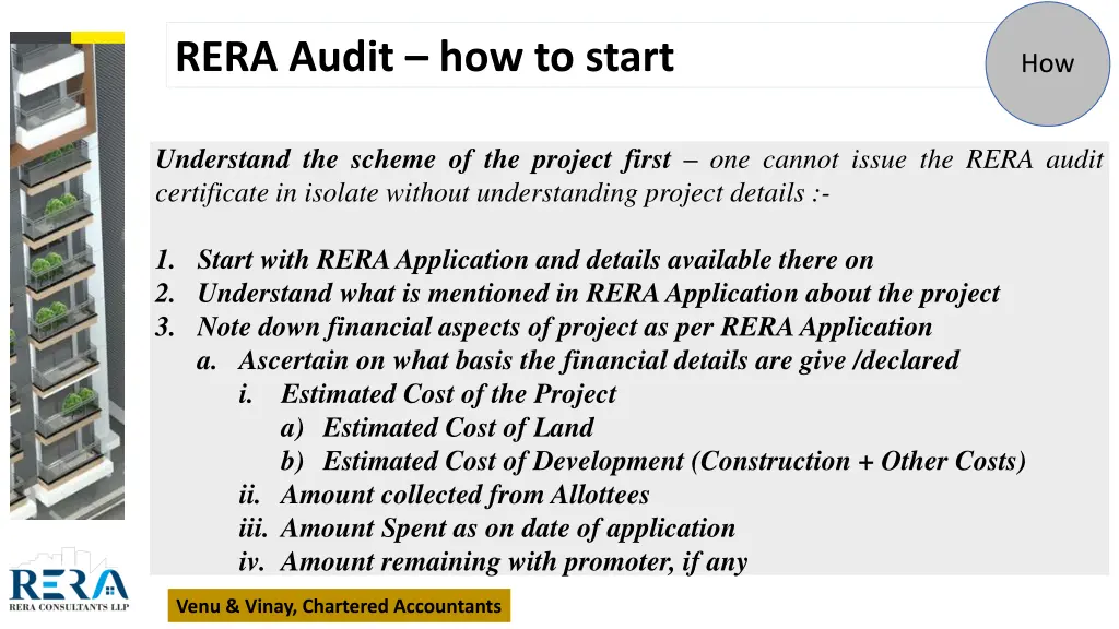 rera audit how to start 1