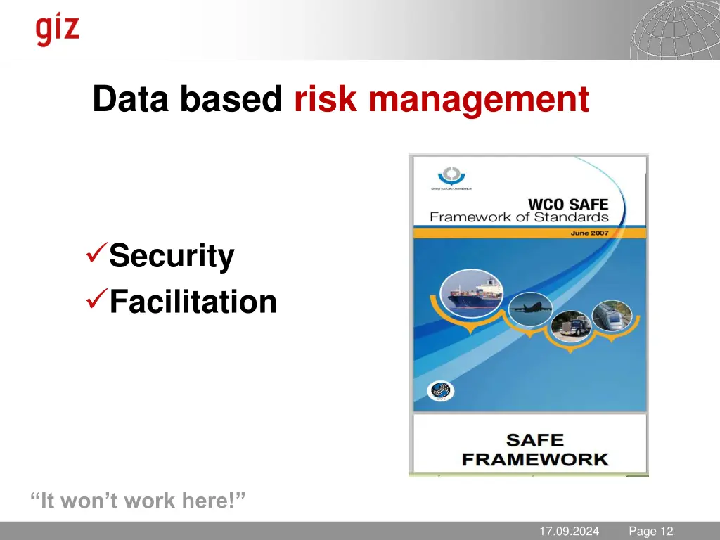 data based risk management