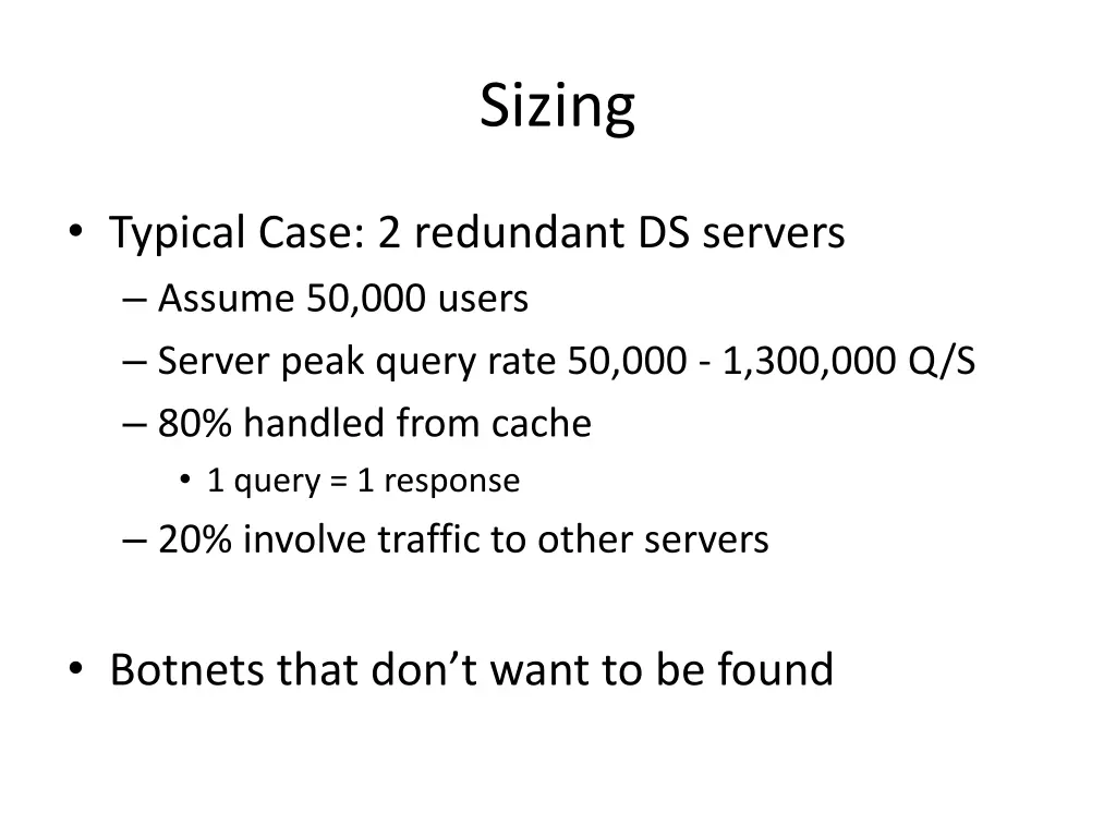 sizing