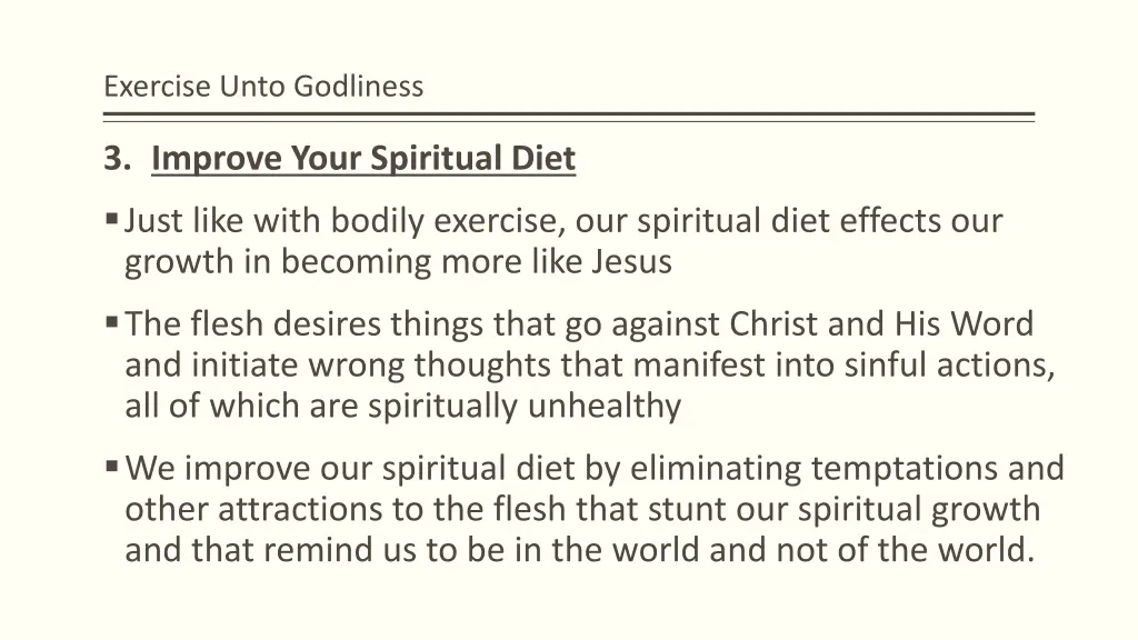 exercise unto godliness 4