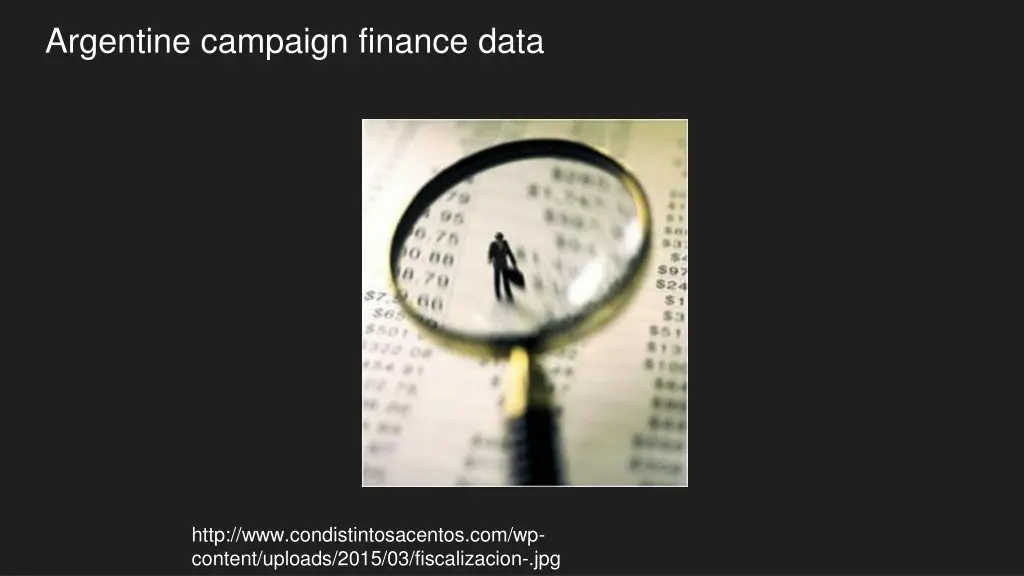 argentine campaign finance data