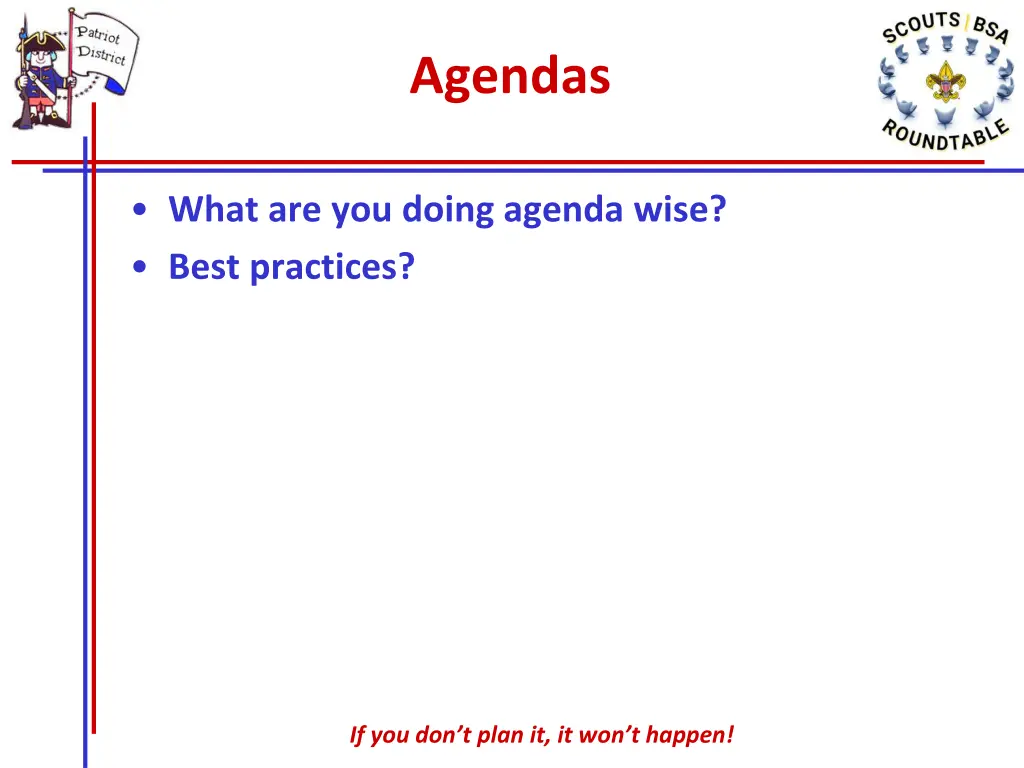 agendas