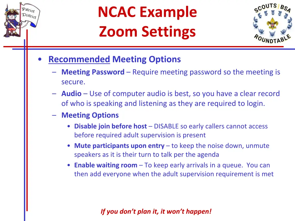 ncac example zoom settings