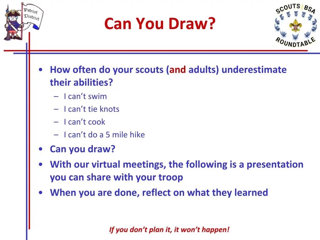 can you draw