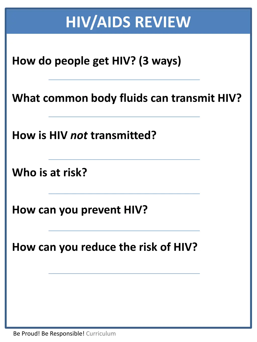 hiv aids review