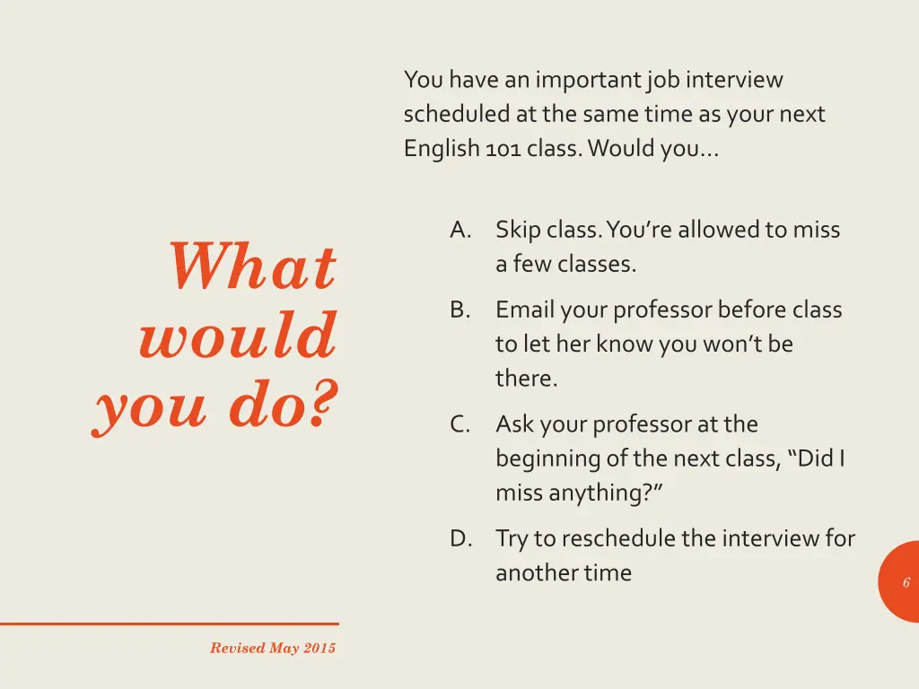 you have an important job interview scheduled