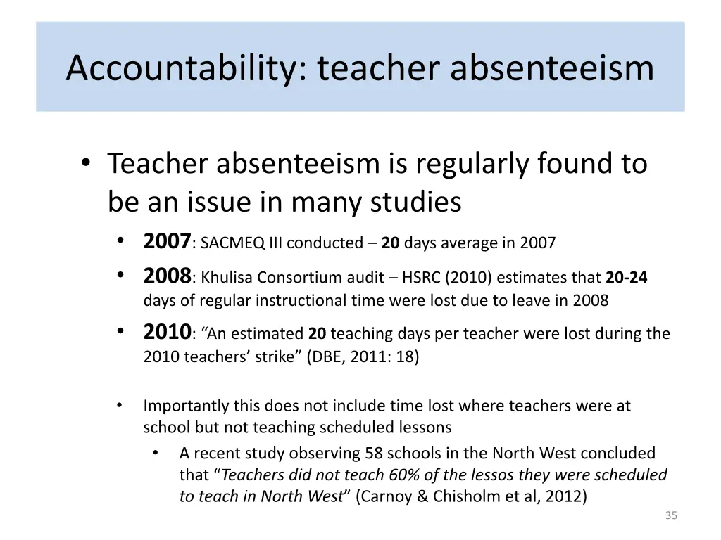 accountability teacher absenteeism