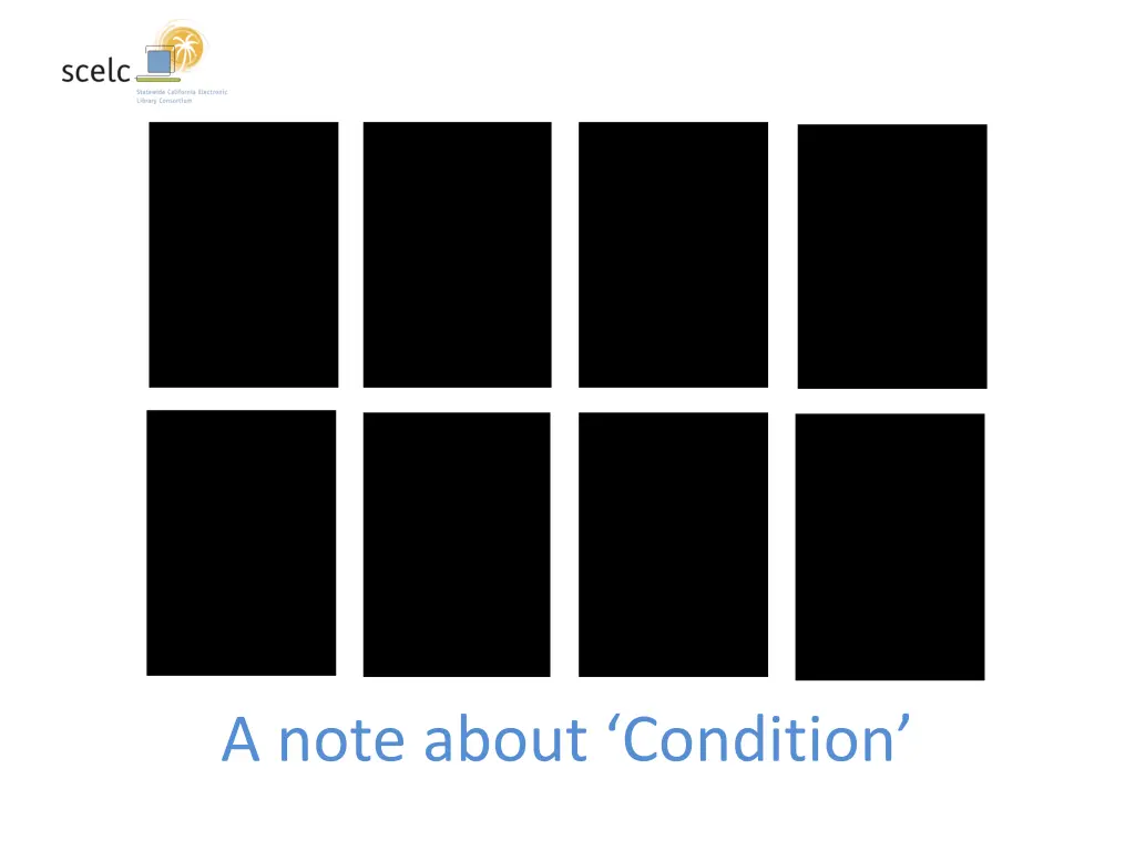 a note about condition 1