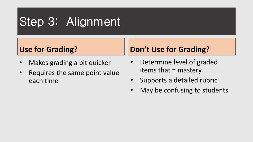 step 3 alignment step 3 alignment