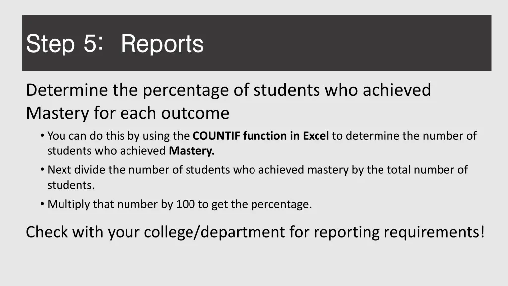 step 5 reports step 5 reports 2