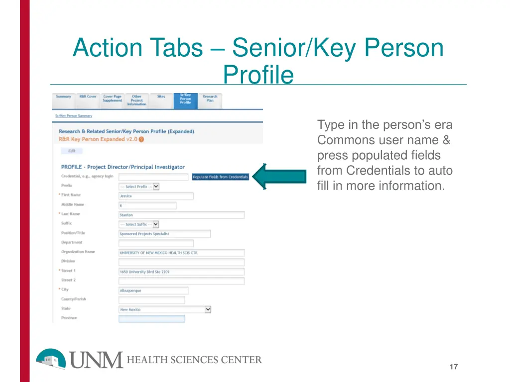 action tabs senior key person profile 1