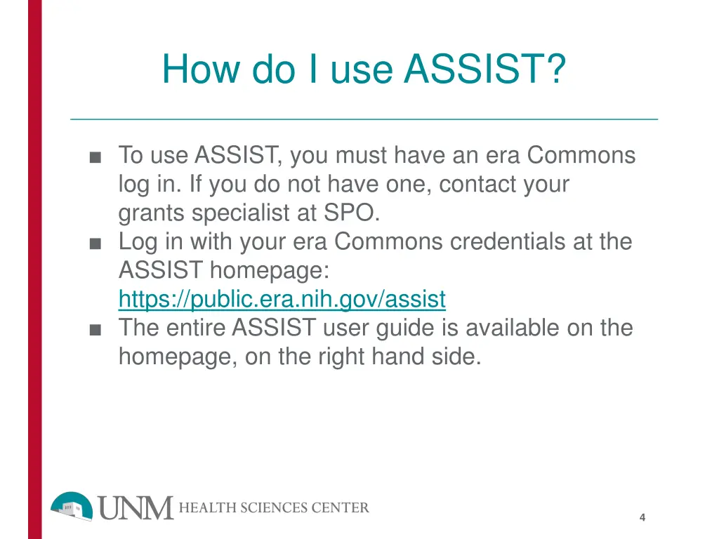 how do i use assist