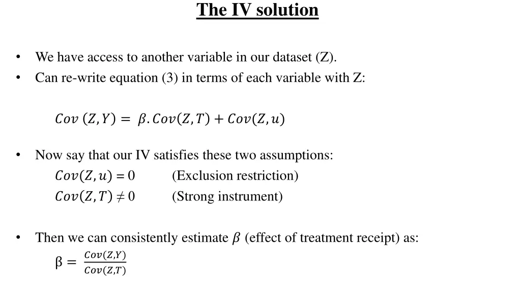 the iv solution