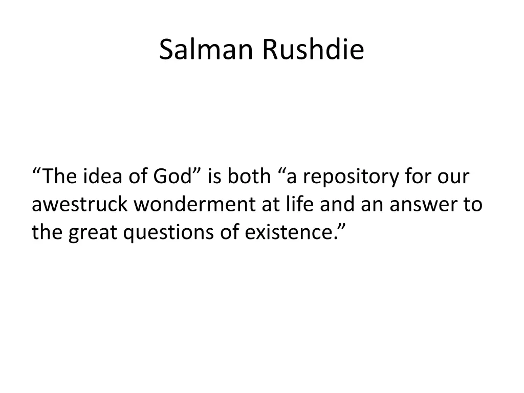 salman rushdie