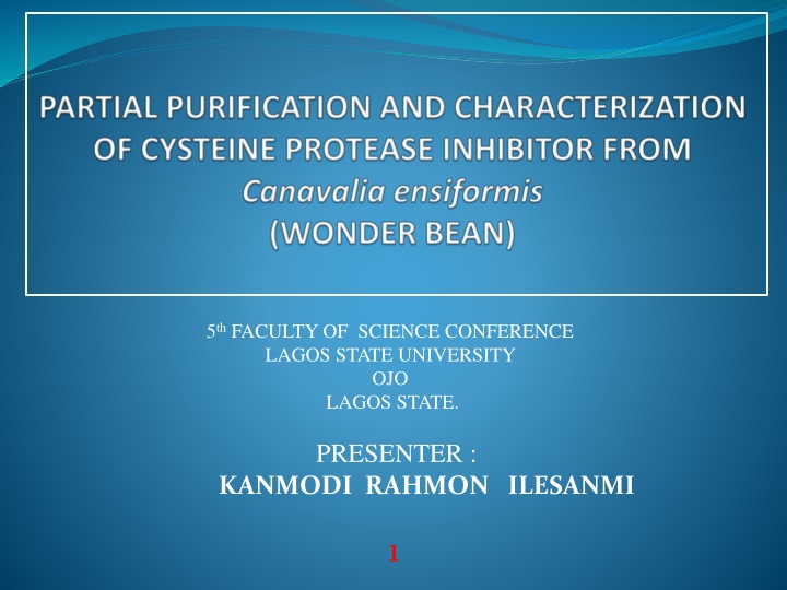 5 th faculty of science conference lagos state