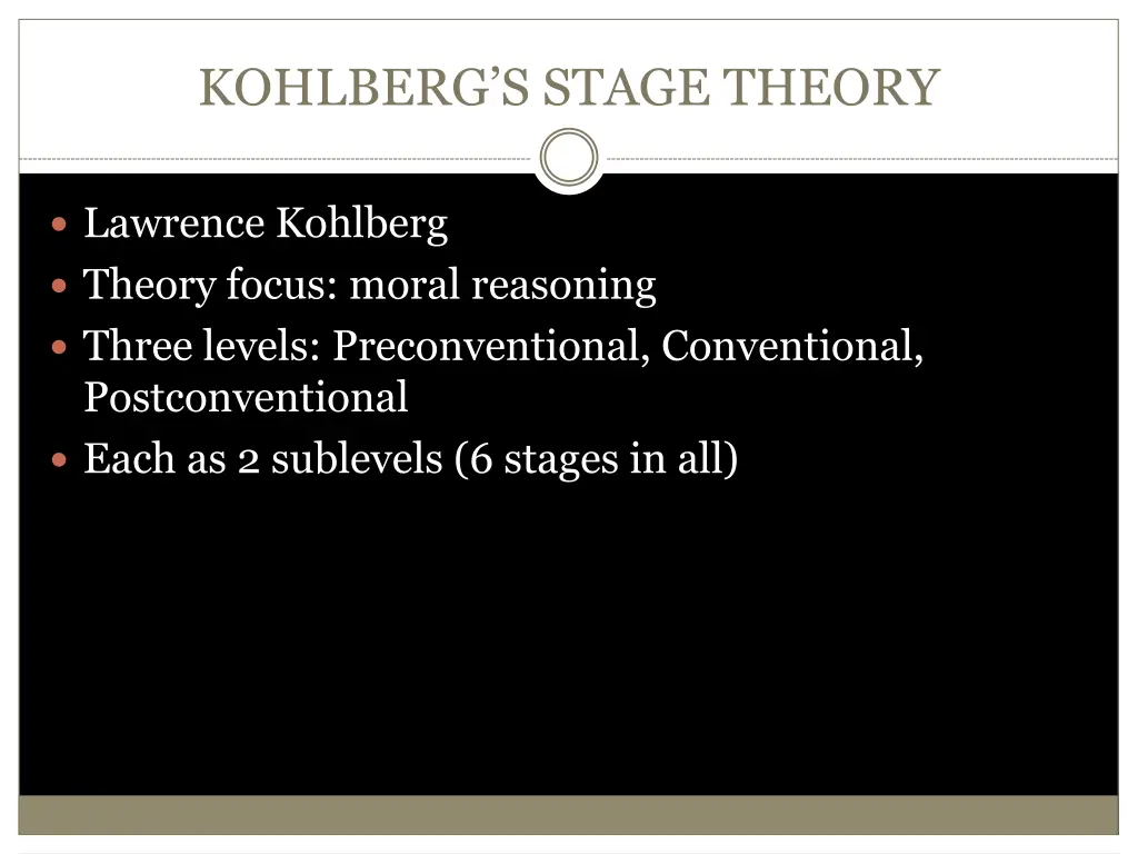 kohlberg s stage theory