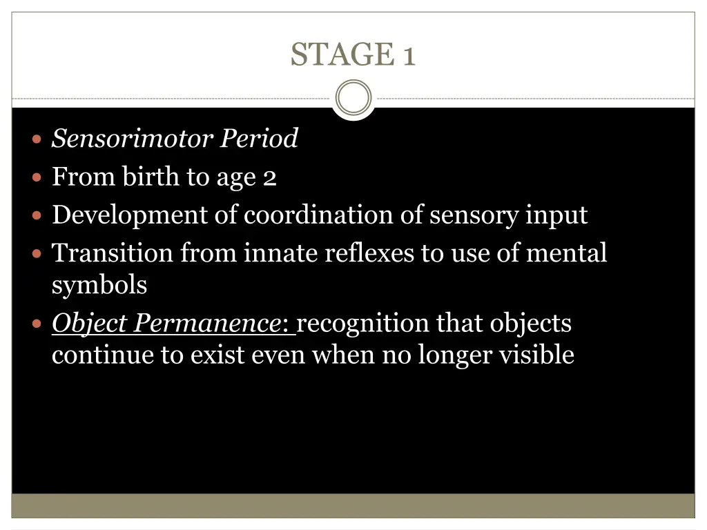 stage 1 1