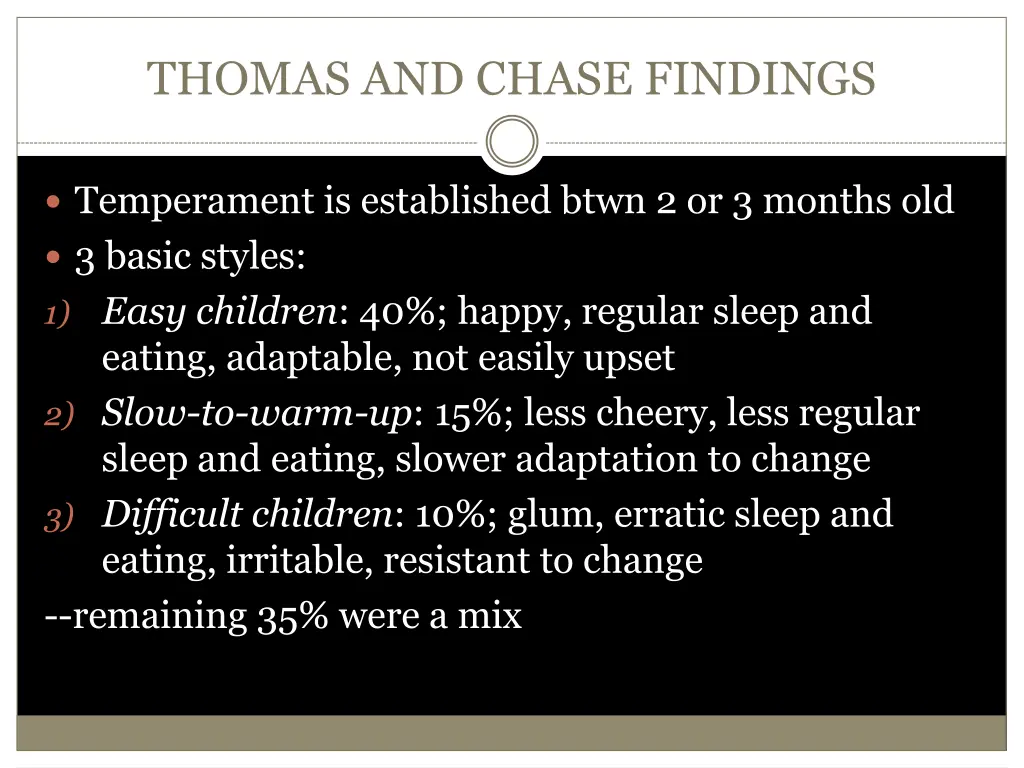 thomas and chase findings