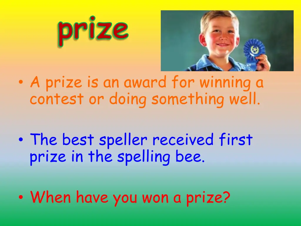 prize