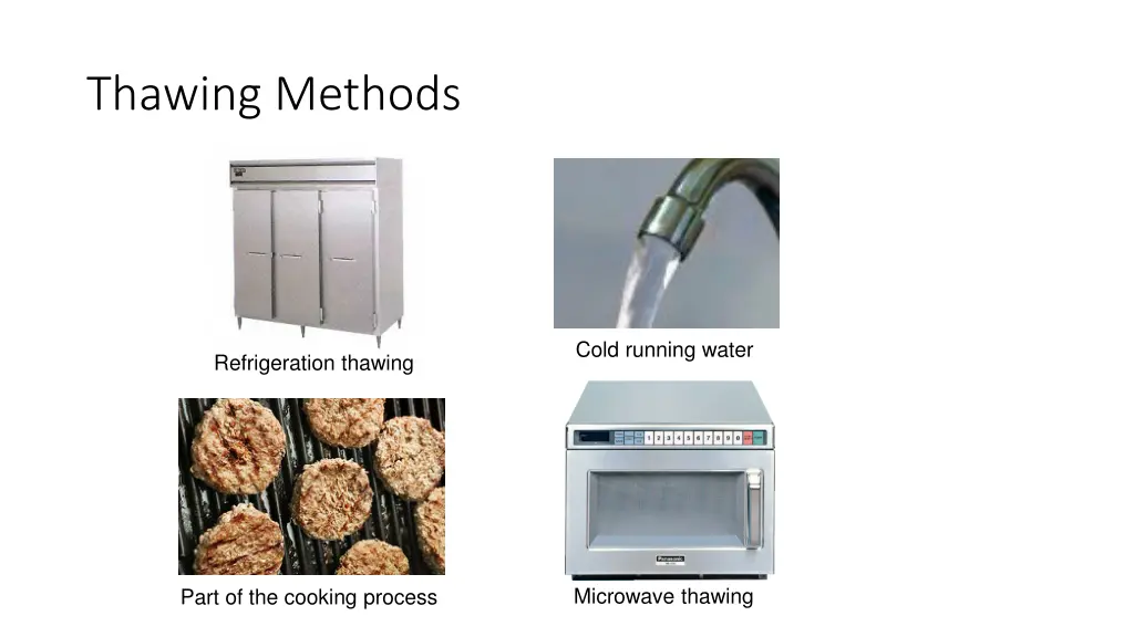 thawing methods