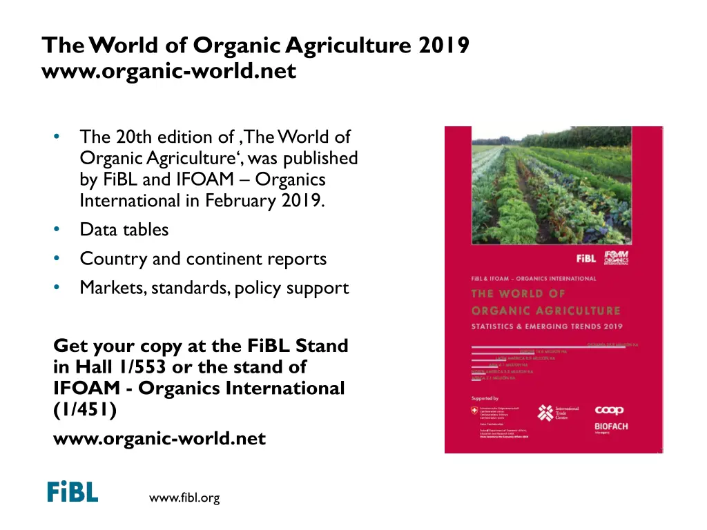 the world of organic agriculture 2019 www organic