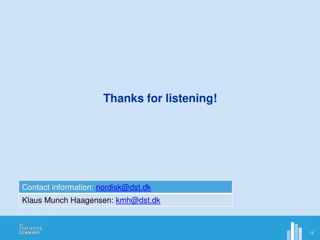 thanks for listening