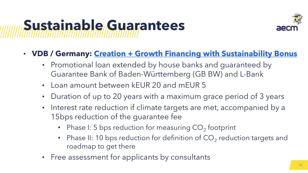 sustainable guarantees 1