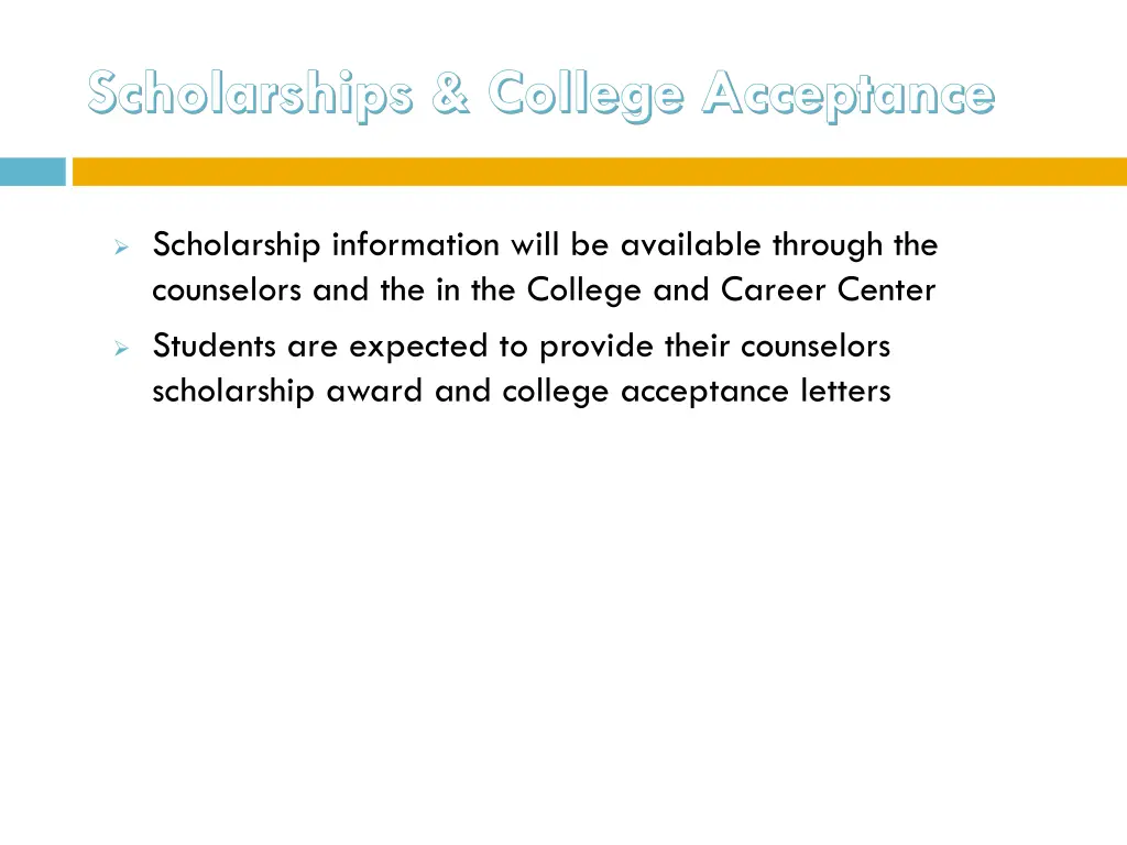 scholarships college acceptance