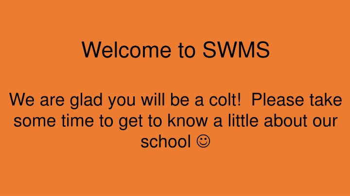 welcome to swms