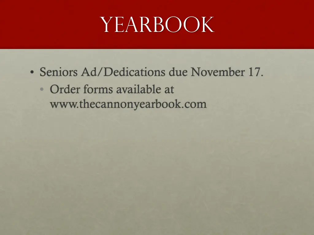 yearbook