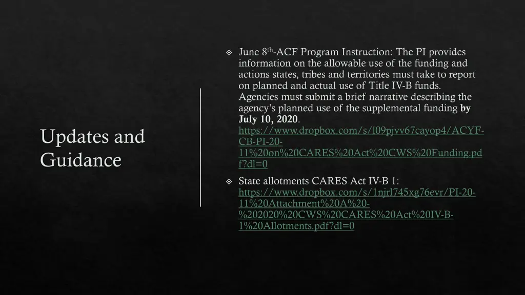 june 8 th acf program instruction the pi provides