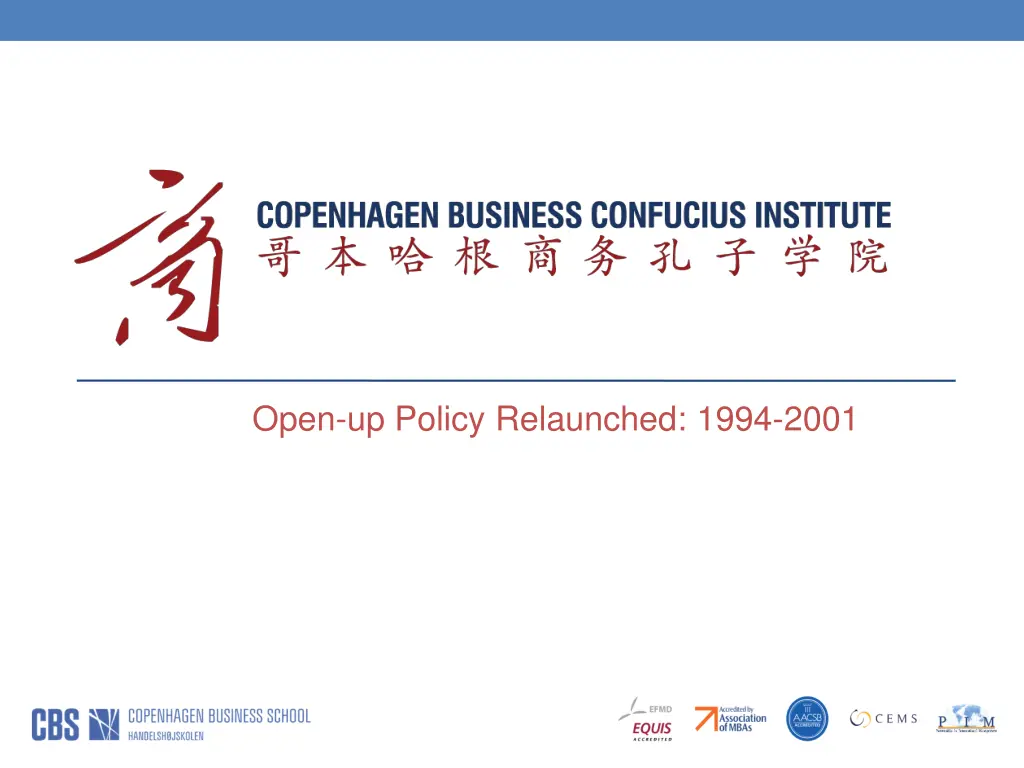 open up policy relaunched 1994 2001