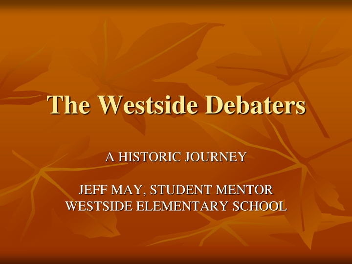 the westside debaters