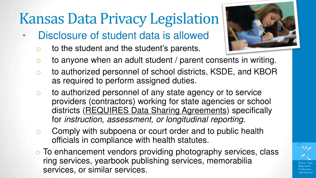 kansas data privacy legislation disclosure