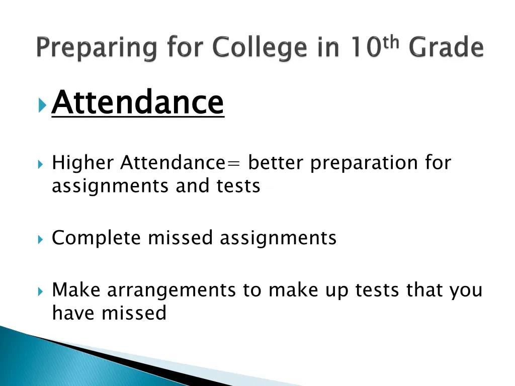 attendance