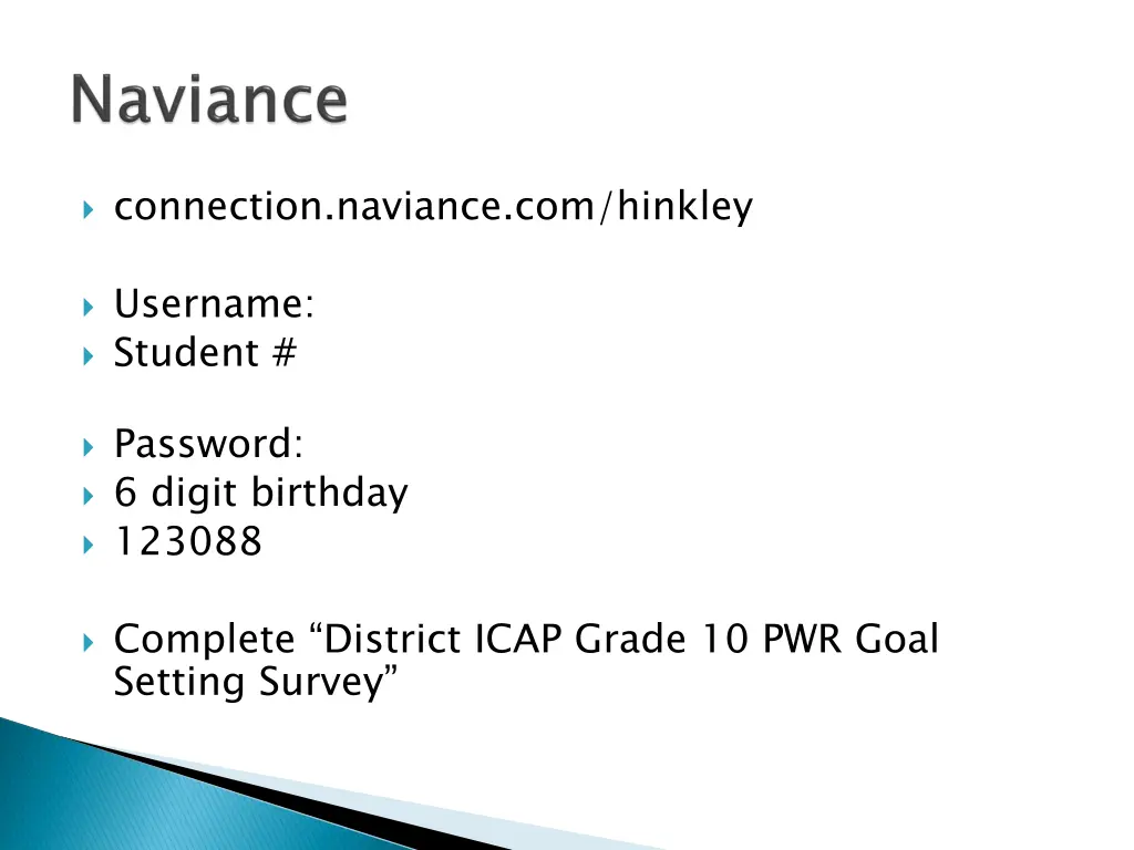 connection naviance com hinkley