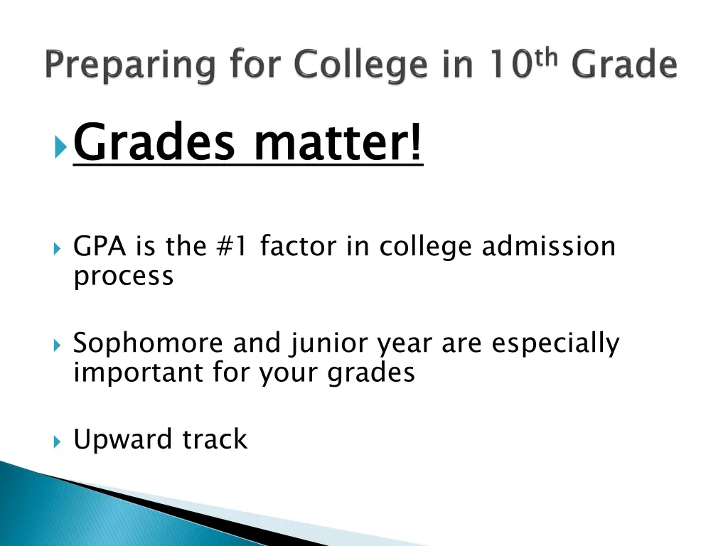 grades matter