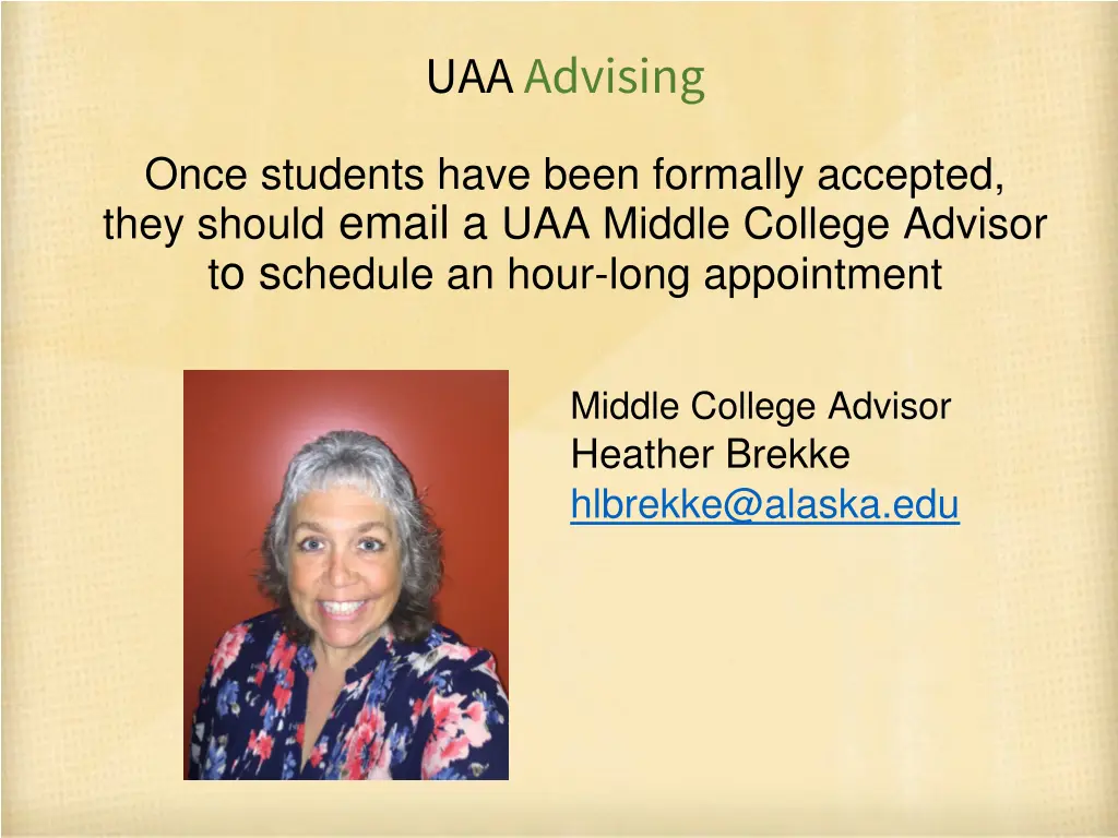 uaa advising