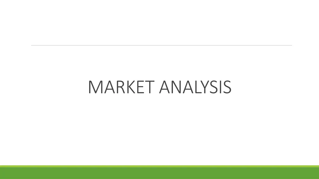 market analysis