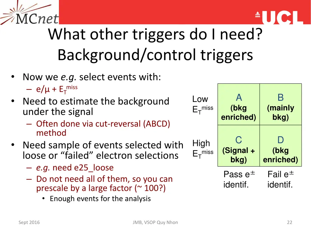 what other triggers do i need background control