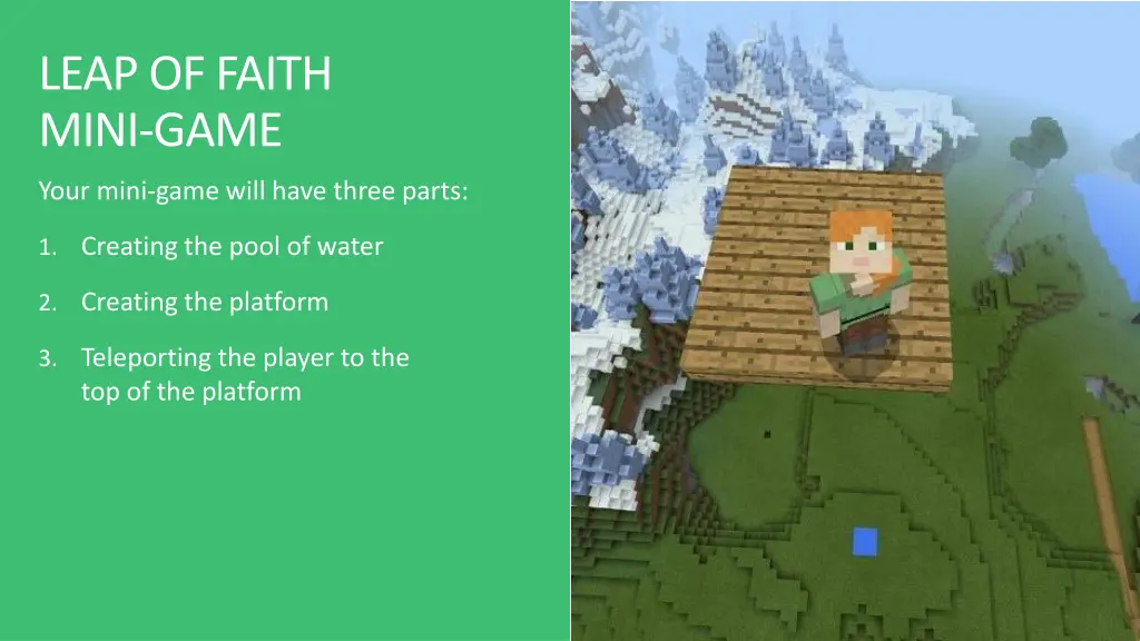 leap of faith mini game