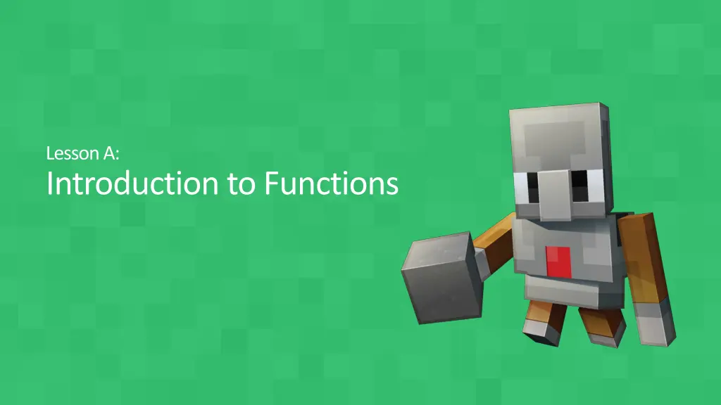 lesson a introduction to functions