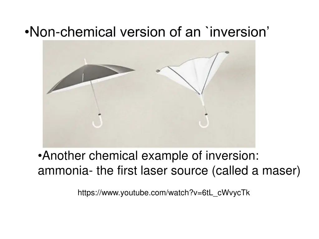 non chemical version of an inversion