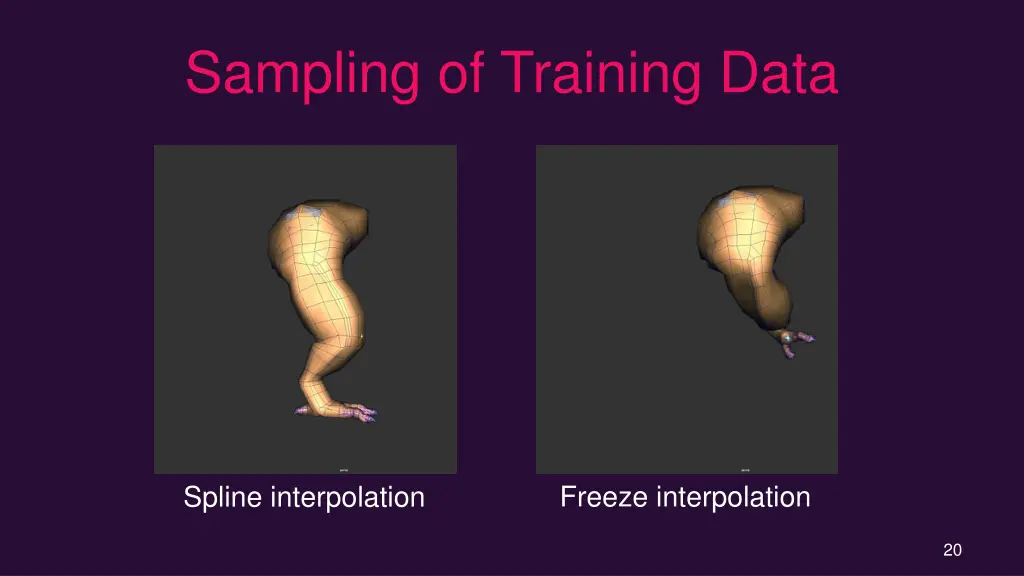 sampling of training data