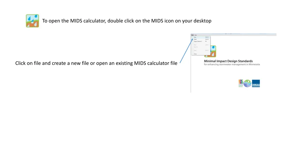 to open the mids calculator double click