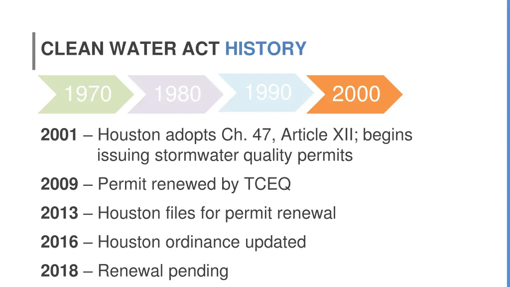 clean water act history 1