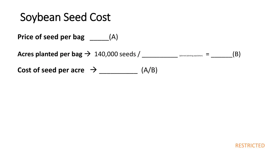 soybean seed cost soybean seed cost