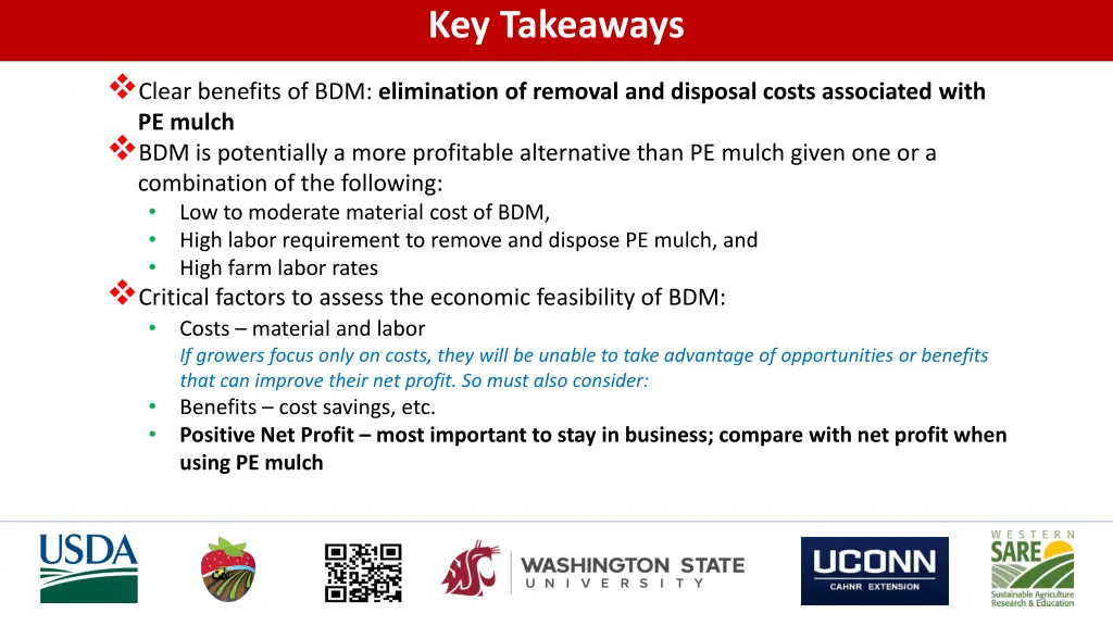 key takeaways